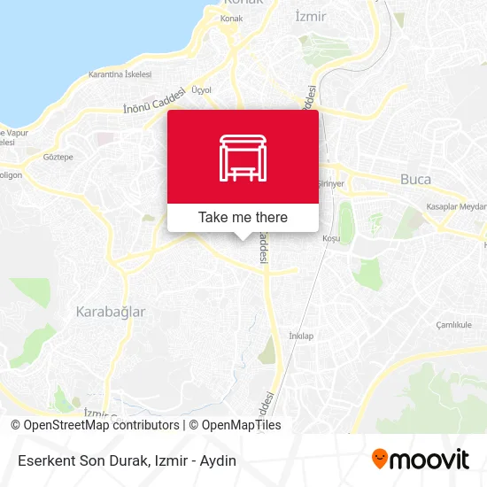 Eserkent Son Durak map