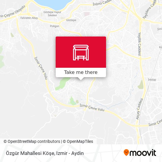 Özgür Mahallesi Köşe map