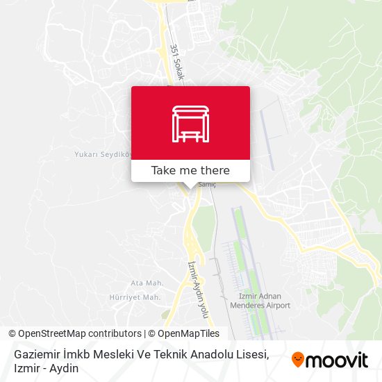 Gaziemir İmkb Mesleki Ve Teknik Anadolu Lisesi map