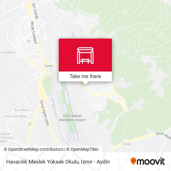 Havacılık Meslek Yüksek Okulu map
