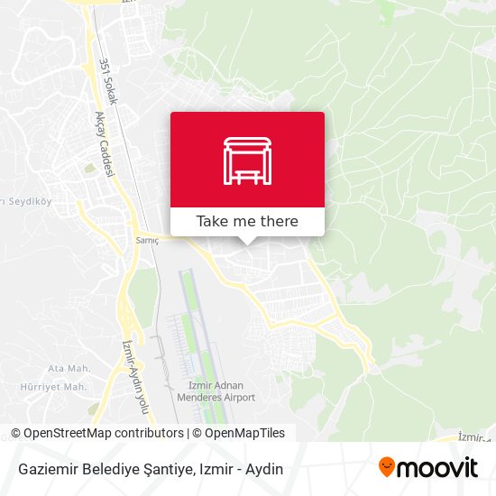 Gaziemir Belediye Şantiye map