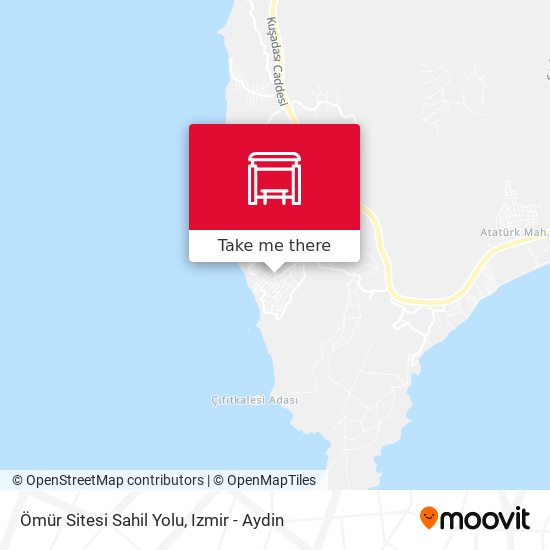 Ömür Sitesi Sahil Yolu map