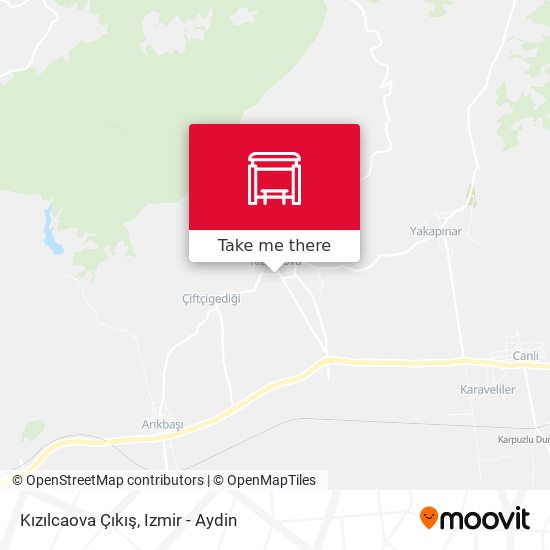 Kızılcaova Çıkış map