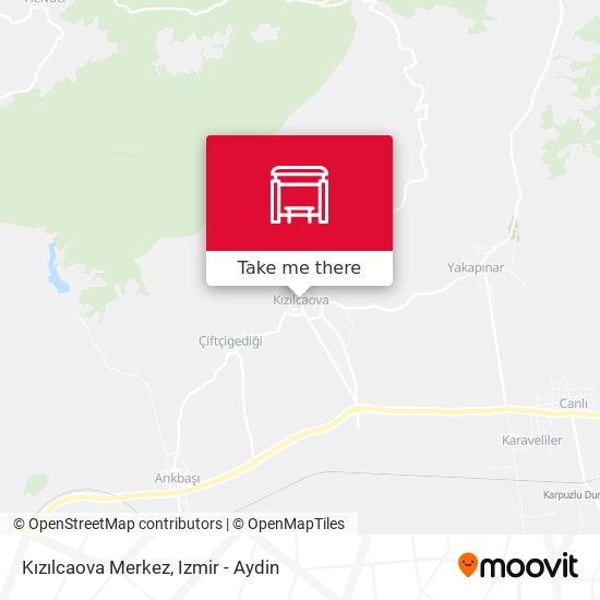 Kızılcaova Merkez map