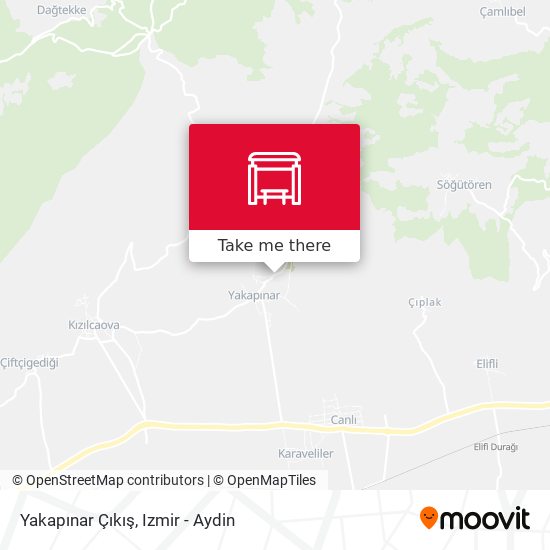 Yakapınar Çıkış map