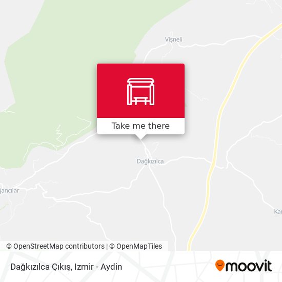Dağkızılca Çıkış map