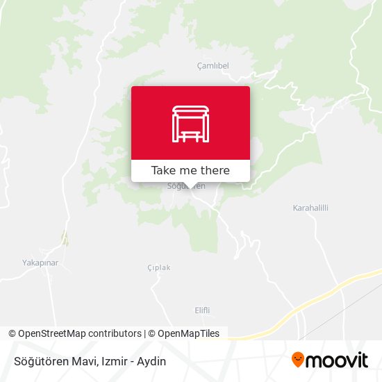 Söğütören Mavi map