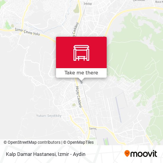 Kalp Damar Hastanesi map