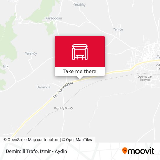 Demircili Trafo map