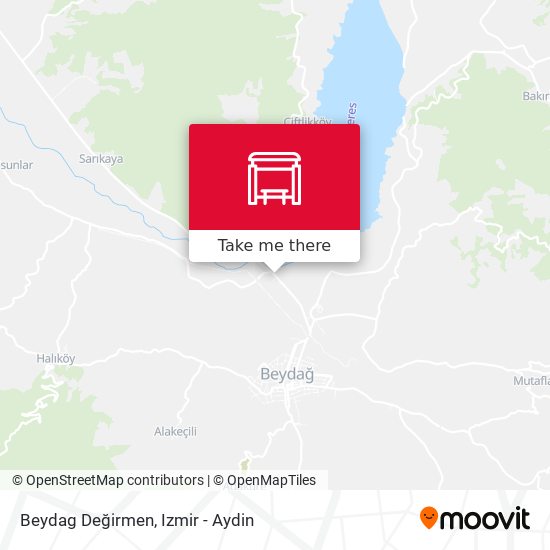 Beydag Değirmen map