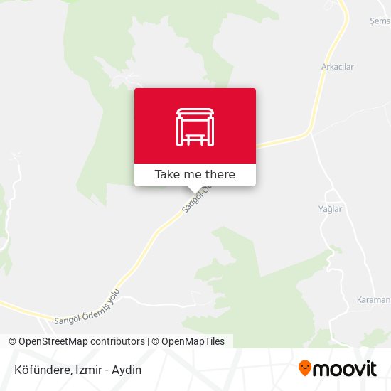 Köfündere map