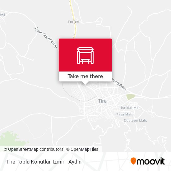 Tire Toplu Konutlar map