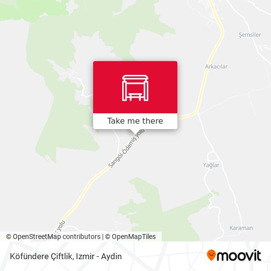 Köfündere Çiftlik map