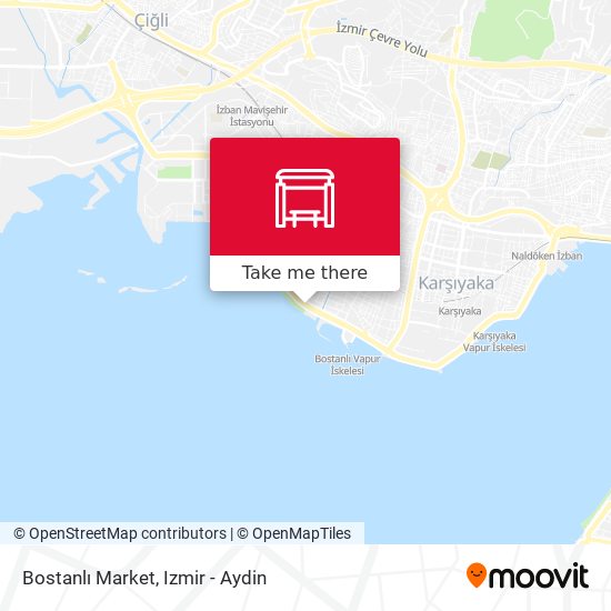 Bostanlı Market map