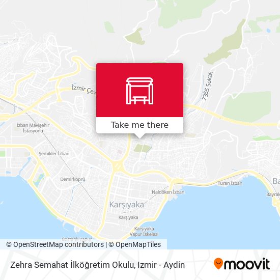 Zehra Semahat İlköğretim Okulu map