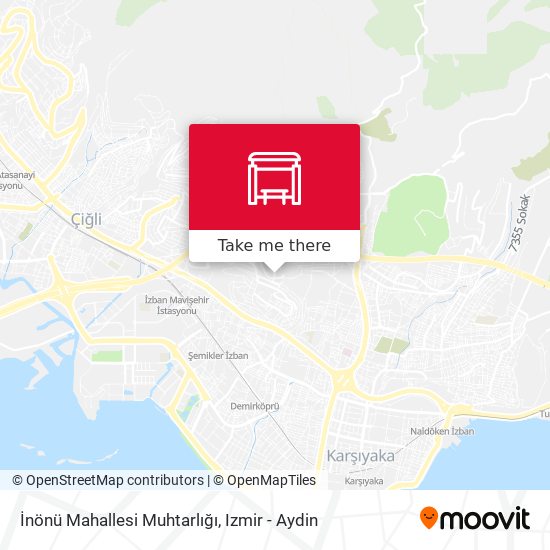 İnönü Mahallesi Muhtarlığı map