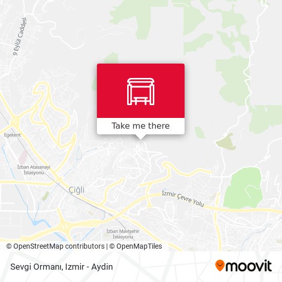 Sevgi Ormanı map