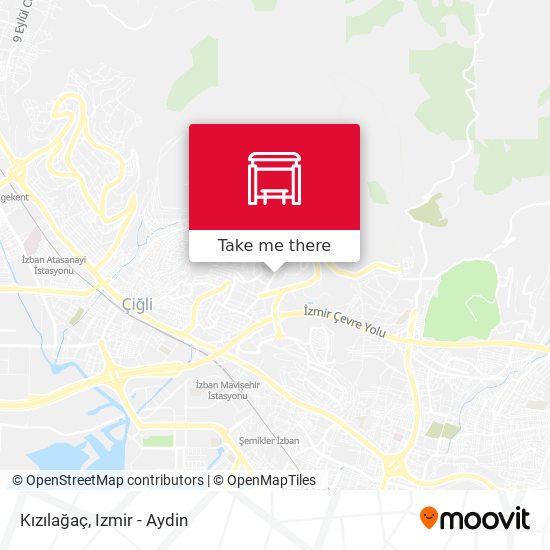 Kızılağaç map