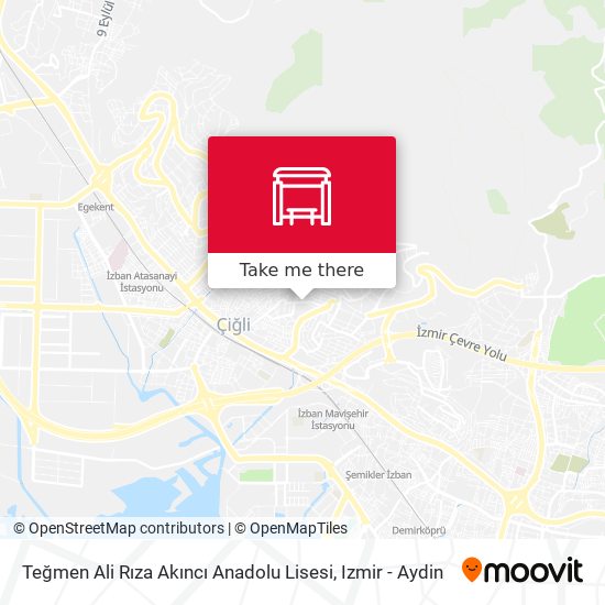 Teğmen Ali Rıza Akıncı Anadolu Lisesi map