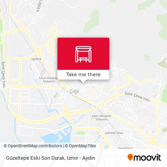 Güzeltepe Eski Son Durak map