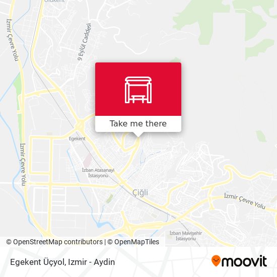 Egekent Üçyol map