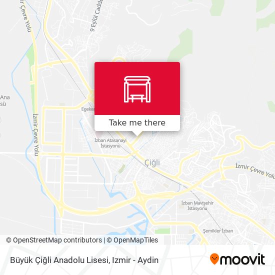 Büyük Çiğli Anadolu Lisesi map