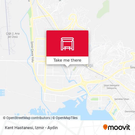 Kent Hastanesi map