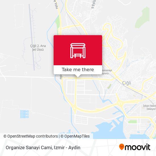 Organize Sanayi Cami map