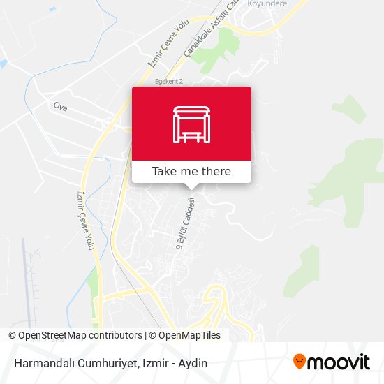 Harmandalı Cumhuriyet map