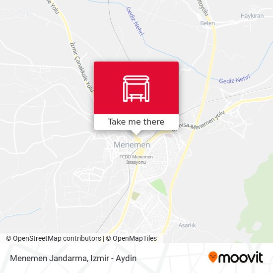 Menemen Jandarma map