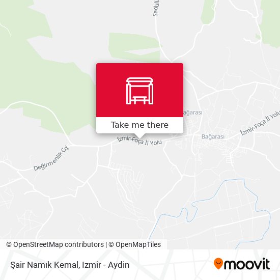 Şair Namık Kemal map
