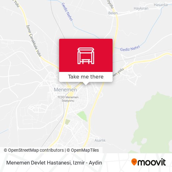 Menemen Devlet Hastanesi map