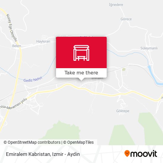 Emiralem Kabristan map