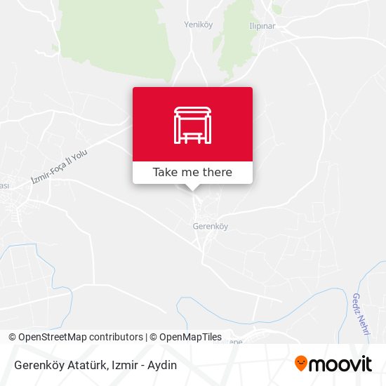 Gerenköy Atatürk map
