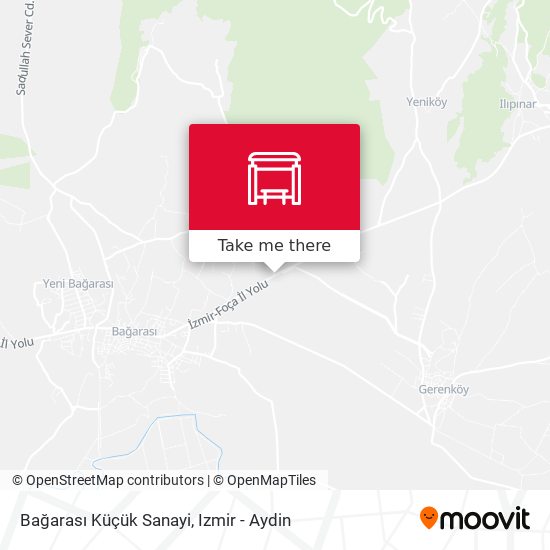 Bağarası Küçük Sanayi map