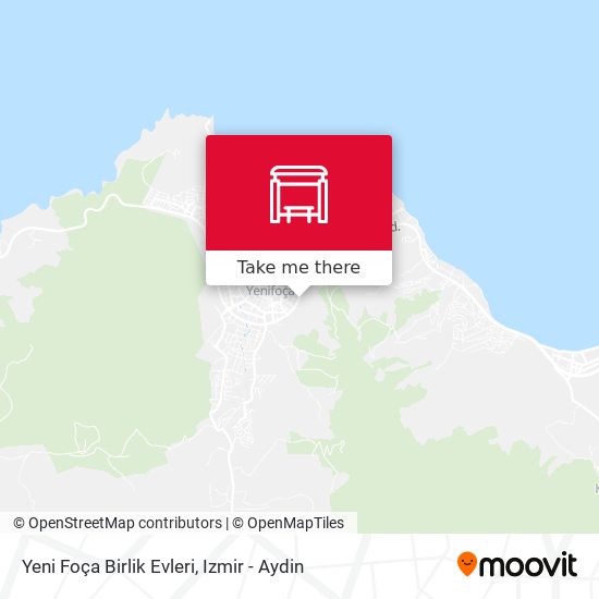 Yeni Foça Birlik Evleri map