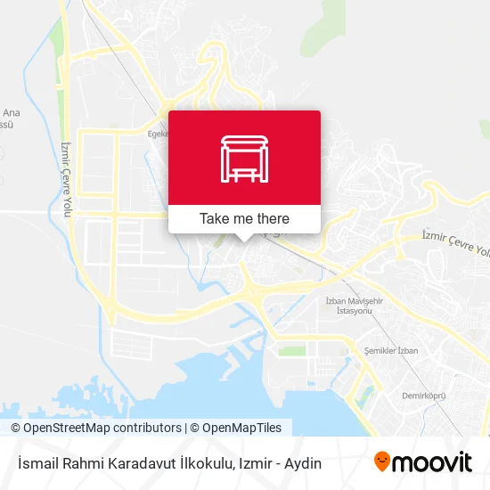 İsmail Rahmi Karadavut İlkokulu map