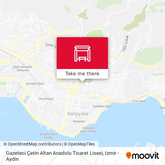 Gazeteci Çetin Altan Anadolu Ticaret Lisesi map