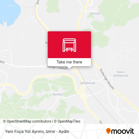 Yeni Foça Yol Ayrımı map