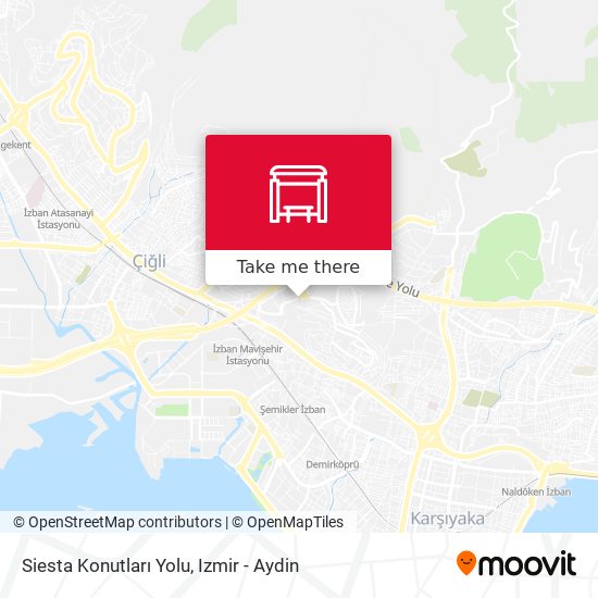 Siesta Konutları Yolu map