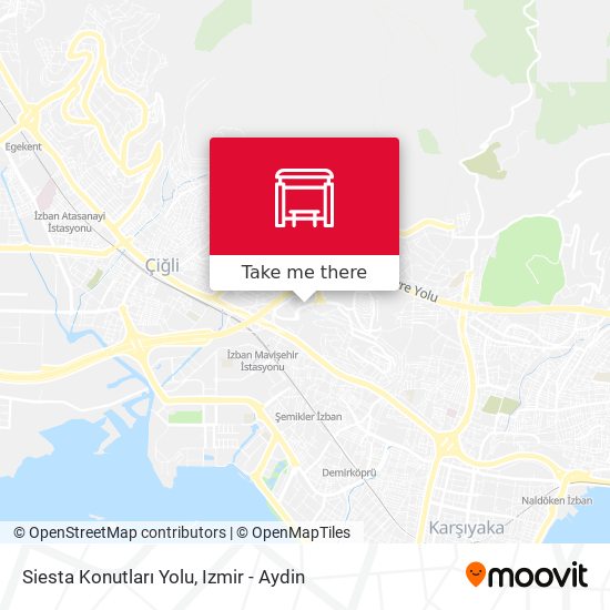 Siesta Konutları Yolu map