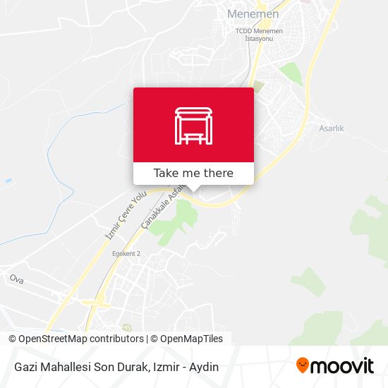 Gazi Mahallesi Son Durak map