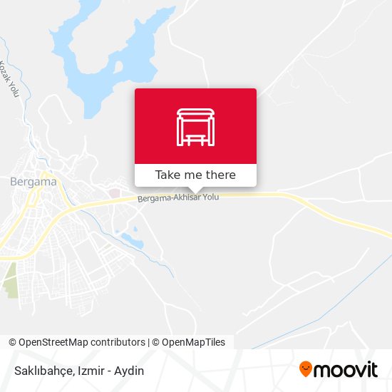 Saklıbahçe map