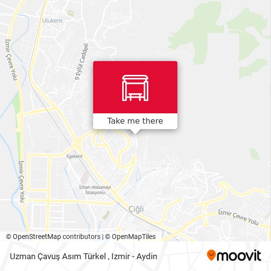 Uzman Çavuş Asım Türkel map