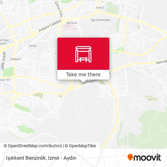 Işıkkent Benzinlik map