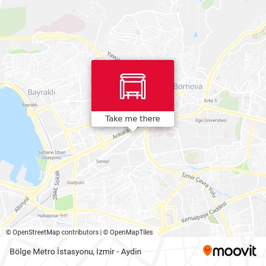 Bölge Metro İstasyonu map