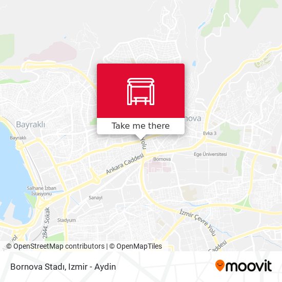 Bornova Stadı map