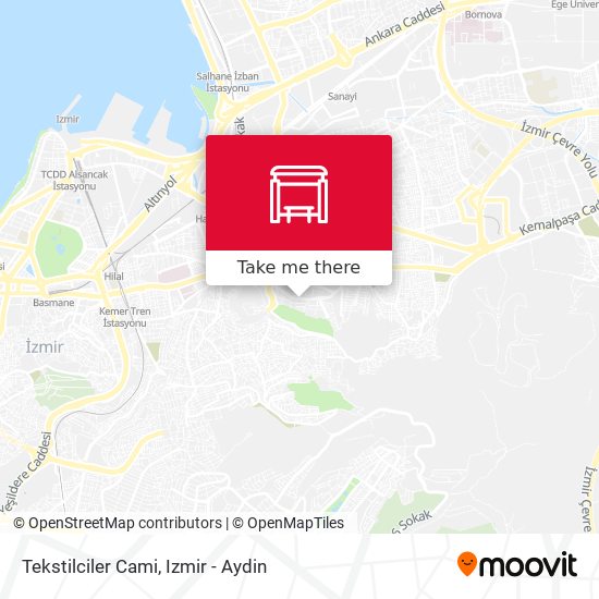 Tekstilciler Cami map