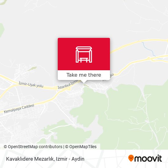 Kavaklıdere Mezarlık map