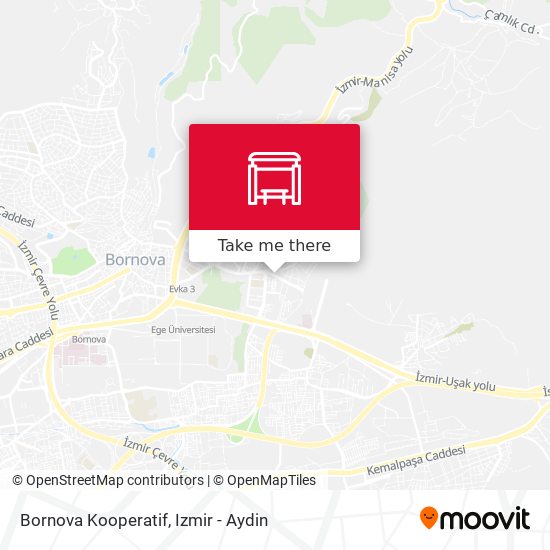 Bornova Kooperatif map